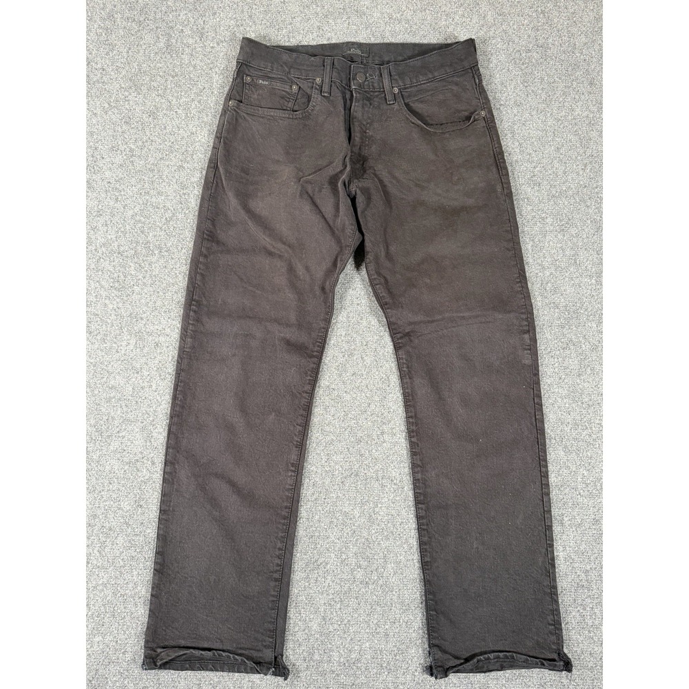 Polo Ralph Lauren The‎ Hampton Relaxed Straight Jeans Mens 30x30 Black